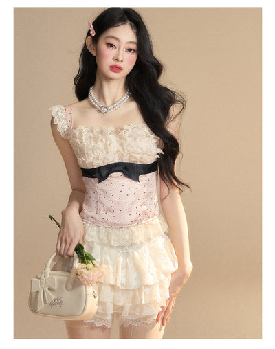 Blusa de Encaje Elegante Hombros Descubiertos - Image 12