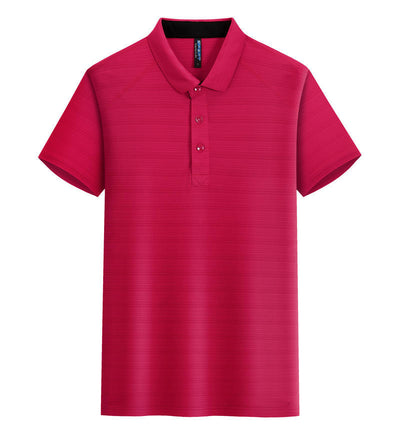 Polo Deportivo de Seda Cristal con Solapa - Secado Rápido para Actividades al Aire Libre - Image 3