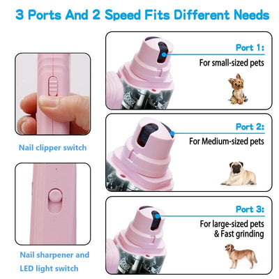 Cortauñas para Mascotas 2 en 1 con Luz LED - Tijeras de Precisión para Perros y Gatos - Image 5