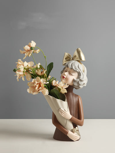 Arreglo Floral Decorativo con Flores Secas - Adorno para Sala y Televisor - Image 7