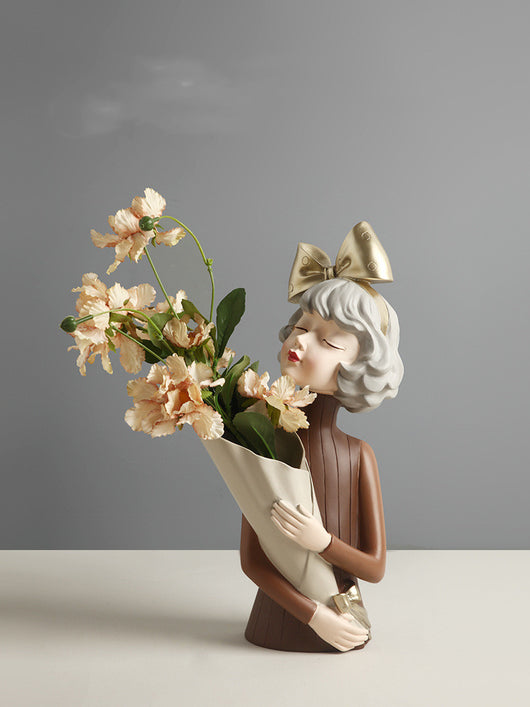 Arreglo Floral Decorativo con Flores Secas - Adorno para Sala y Televisor - Image 7