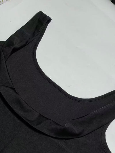 Conjunto de Dos Piezas: Top Corto sin Mangas con Encaje y Brasier Escotado - Image 52