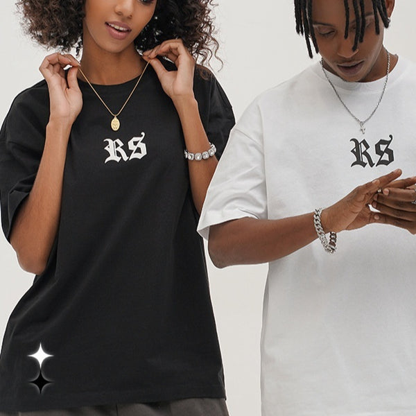 Playera Estampada Pesada de Verano Unisex