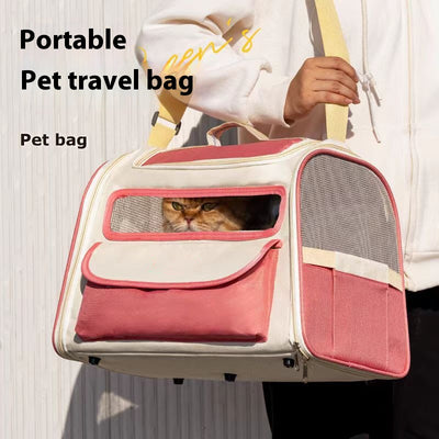 Bolsa Transportadora para Mascotas Transpirable de Gran Capacidad Plegable - Image 8