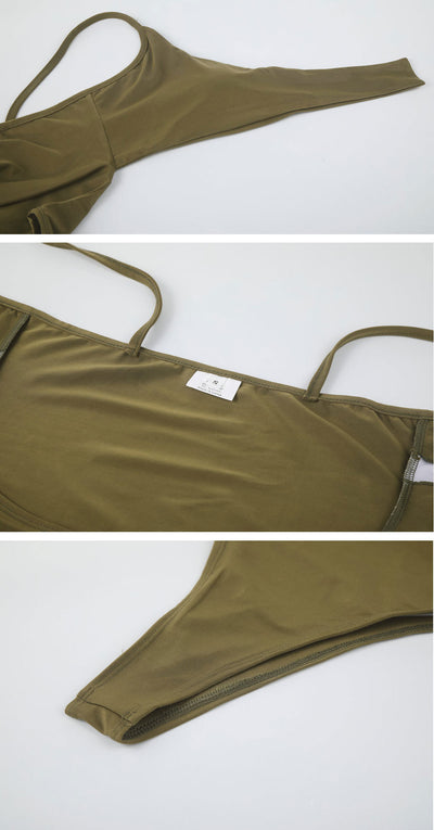 Traje de Baño Enterizo Sexy con Nudo y Estampado ZC2520 - Image 19