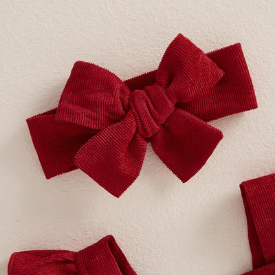 Enterizo Navideño para Bebé Niña con Pliegues y Bordado en Terciopelo - Image 5