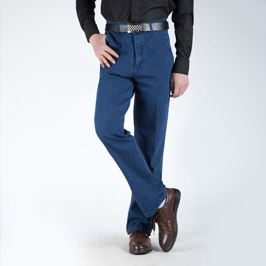 Pantalones Hombre Talla Grande Cintura Alta Corte Recto - Image 3