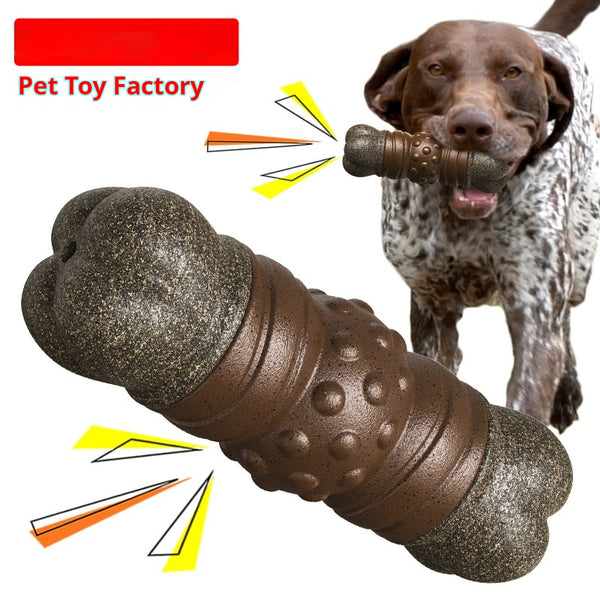 Juguete Masticable Dental para Perros con Sonido y Varilla de Molares