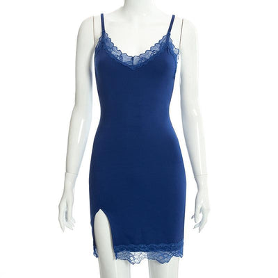 Vestido de Tirantes sin Mangas con Abertura para Mujer - Image 9