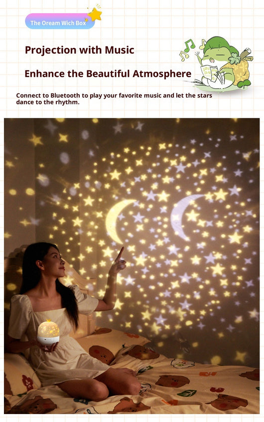 Lámpara Proyectora de Cielo Estrellado con Música y Rotación - Image 10