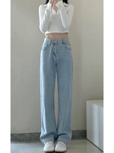 Pantalones Largos de Verano Estilo Retro con Caída Relajada - Image 12
