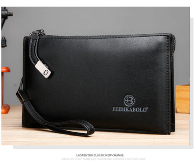Billetera Ejecutiva de Cuero para Hombre con Cierre de Cremallera - Image 11