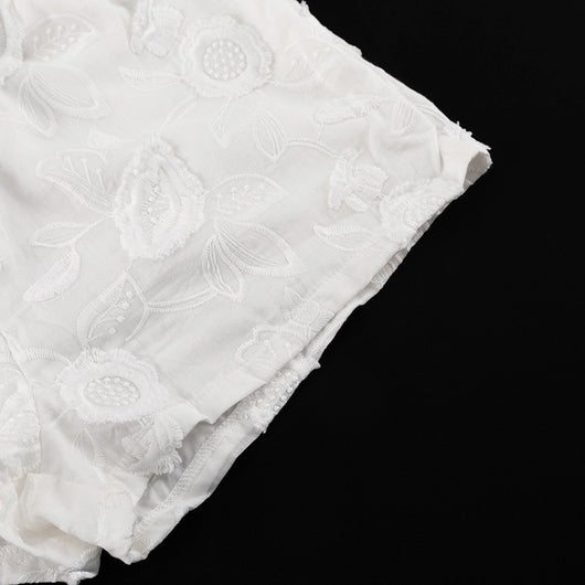 Conjunto Transparente con Bordados y Short de Talle Alto - Image 24