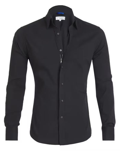 Camisa Casual con Cierre y Botones - Diseño Moderno para Hombre - Image 9