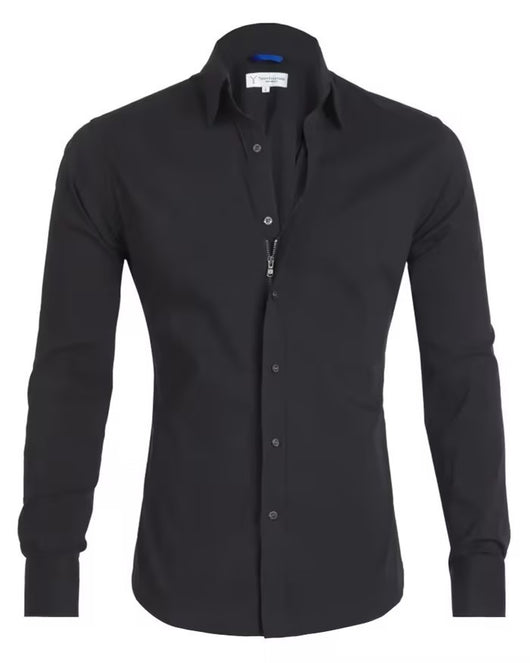 Camisa Casual con Cierre y Botones - Diseño Moderno para Hombre - Image 9