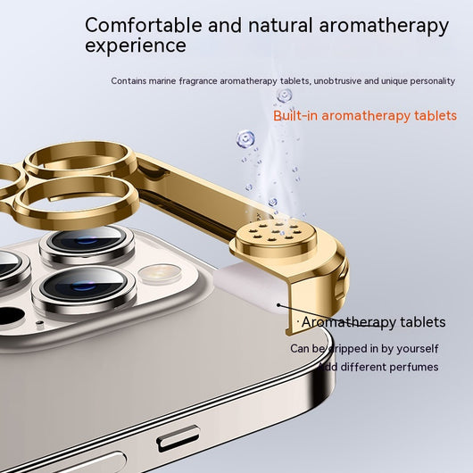 Funda Universal para Celular con Aromaterapia y Diseño Metálico - Image 2