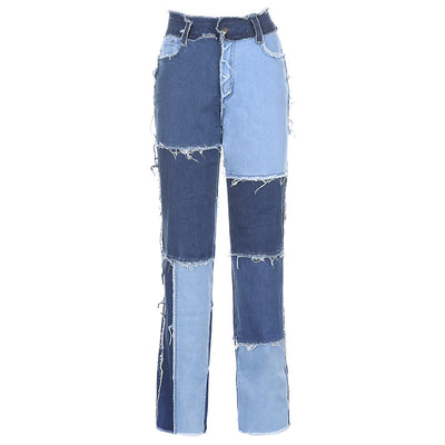 Jeans Slim Ajustados de Talle Alto con Contraste Moderno - Image 6