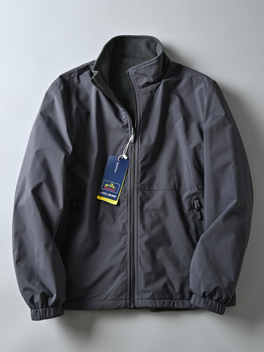 Chaqueta Impermeable Térmica para Hombre con Cuello Alto - Image 4
