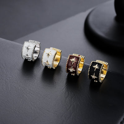 Aretes de Clip Estrella Premium para Hombre - Versátiles y Elegantes - Image 9