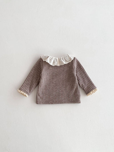 Blusa de Encaje con Cuello Peter Pan para Mujer - Image 46