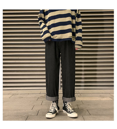 Pantalones Rectos Sueltos para Parejas - Estilo Trendy - Image 12