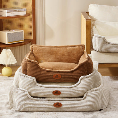 Cama Convertible para Perros y Gatos - Nido Térmico 4 Estaciones con Cojín Desmontable - Image 8