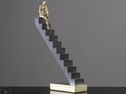 Escultura Decorativa de Pensador Creativo - Figura de Resina Retro para Oficina y Hogar - Image 4