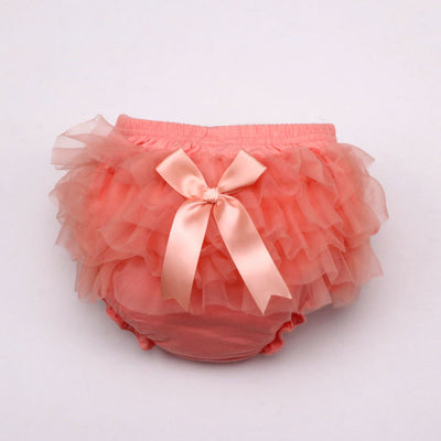 Shorts Infantiles con Moño Mesh - Ropa Coreana para Niñas - Image 2