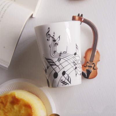 Taza de Cerámica Diseño Violín para Café, Té y Bebidas - Regalo Musical Perfecto - Image 13