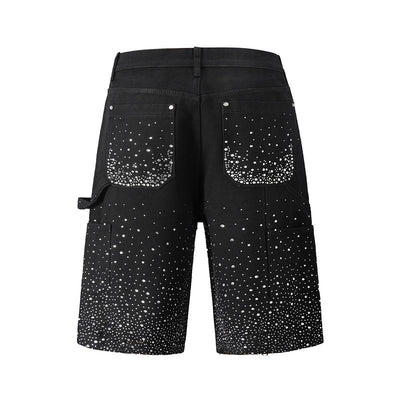 Shorts de Mezclilla Degradado con Teñido Splash Ink - Image 7