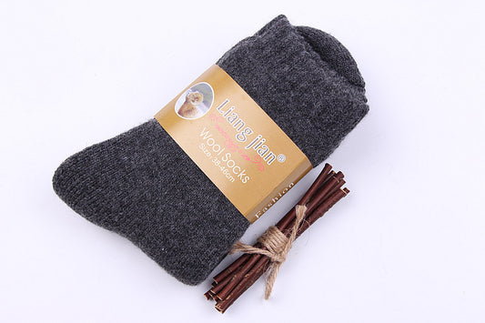 Calcetines de Lana Gruesos y Cálidos para Hombre - Tubo Reforzado