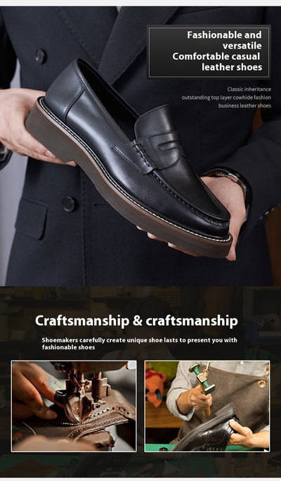 Zapatos de Cuero Transpirables para Hombre - Estilo Ejecutivo Casual - Image 10