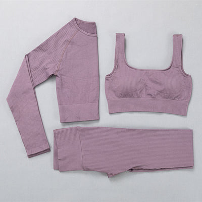 Conjunto Deportivo Yoga Jacquard Elástico Premium - Image 8