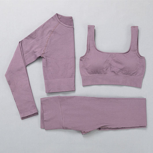 Conjunto Deportivo Yoga Jacquard Elástico Premium - Image 8