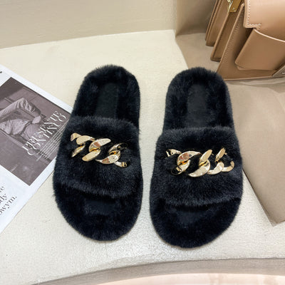 Pantuflas Peludas Acolchonadas Interior y Exterior - Image 11