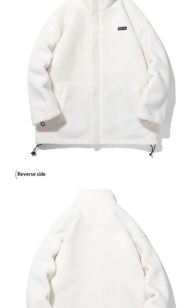 Abrigo Reversible de Lana de Cordero con Estilo Literario y Artístico - Image 9