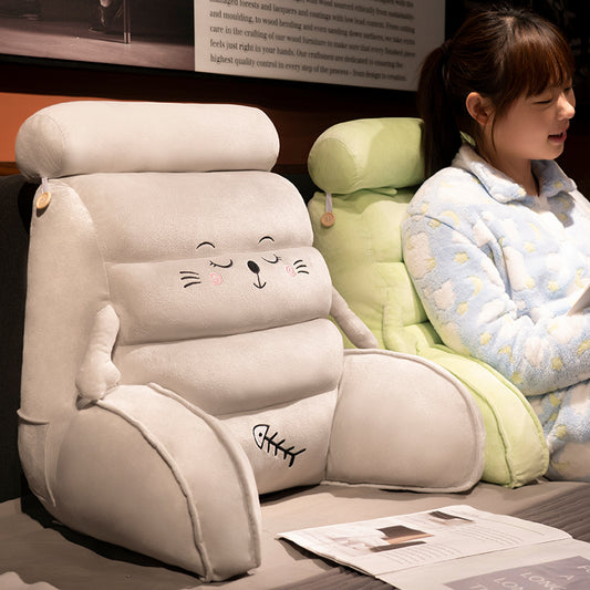 Almohada de Soporte Lumbar Grande para Cama, Embarazo y Descanso