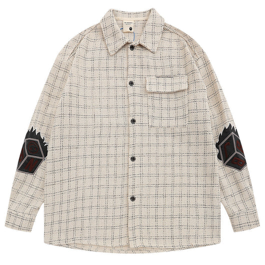 Camisa Manga Larga con Letras Bordadas - Image 9