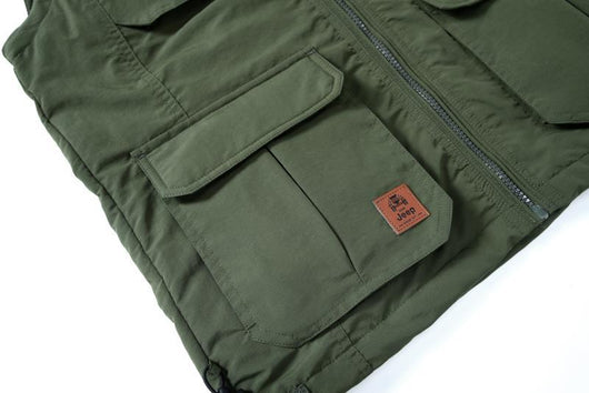 Chaleco Acolchado Impermeable con Múltiples Bolsillos - Image 16