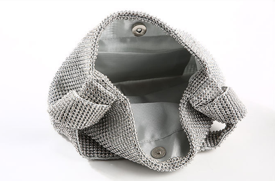Bolso de Noche Elegante con Diamantes y Cristales Brillantes - Image 8