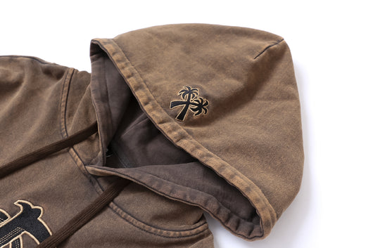 Sudadera con Capucha Desgastada Efecto Vintage para Hombre - Image 9