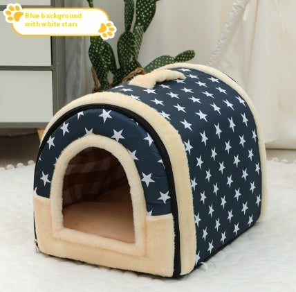 Cama Portátil para Mascotas Pequeñas y Medianas con Asa - Refugio Cálido y Acogedor - Image 14