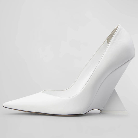 Zapatos de Tacón Grueso Charol Punta Fina - Elegancia Moderna para Verano - Image 2