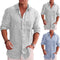 Camisa de Algodón a Rayas con Solapa - Estilo Casual Juvenil