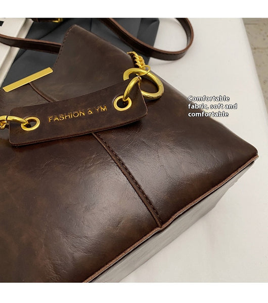 Bolso de Hombro de Gran Capacidad con Correa Ancha - Image 22