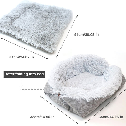 Cama de Terciopelo para Gatos Coreana Premium - Image 21
