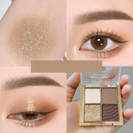 Paleta de Sombras Brillantes con Acabados Perlados y Mate - Image 4