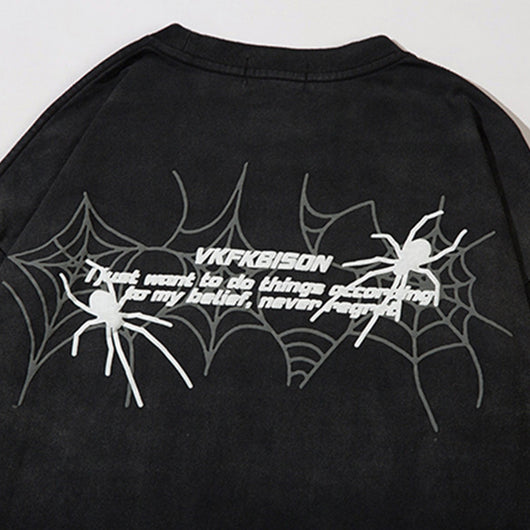 Playera Casual con Diseño de Araña para Hombre - Image 3