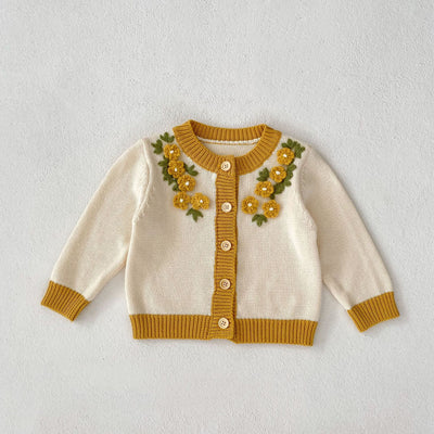 Abrigo Tejido en Crochet 3D para Niñas - Image 6