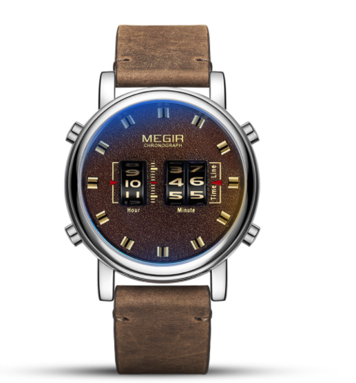 Reloj de Cuarzo de Cuero para Hombre - Elegancia Deportiva y Negocios - Image 7